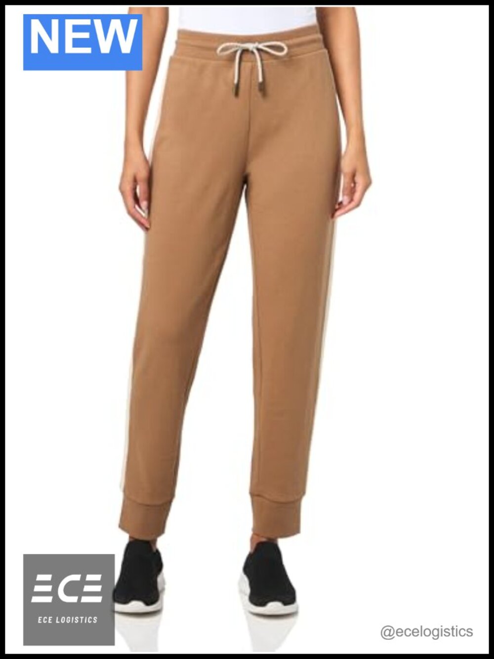 Nautica Sailor Solid Jogger Pants Mid Rise Relaxed Knit Sweatpants